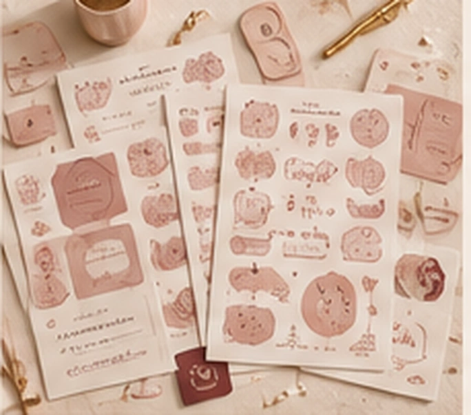 Fotografía editorial ilustrativa para la categoría scrapbooking y stickers