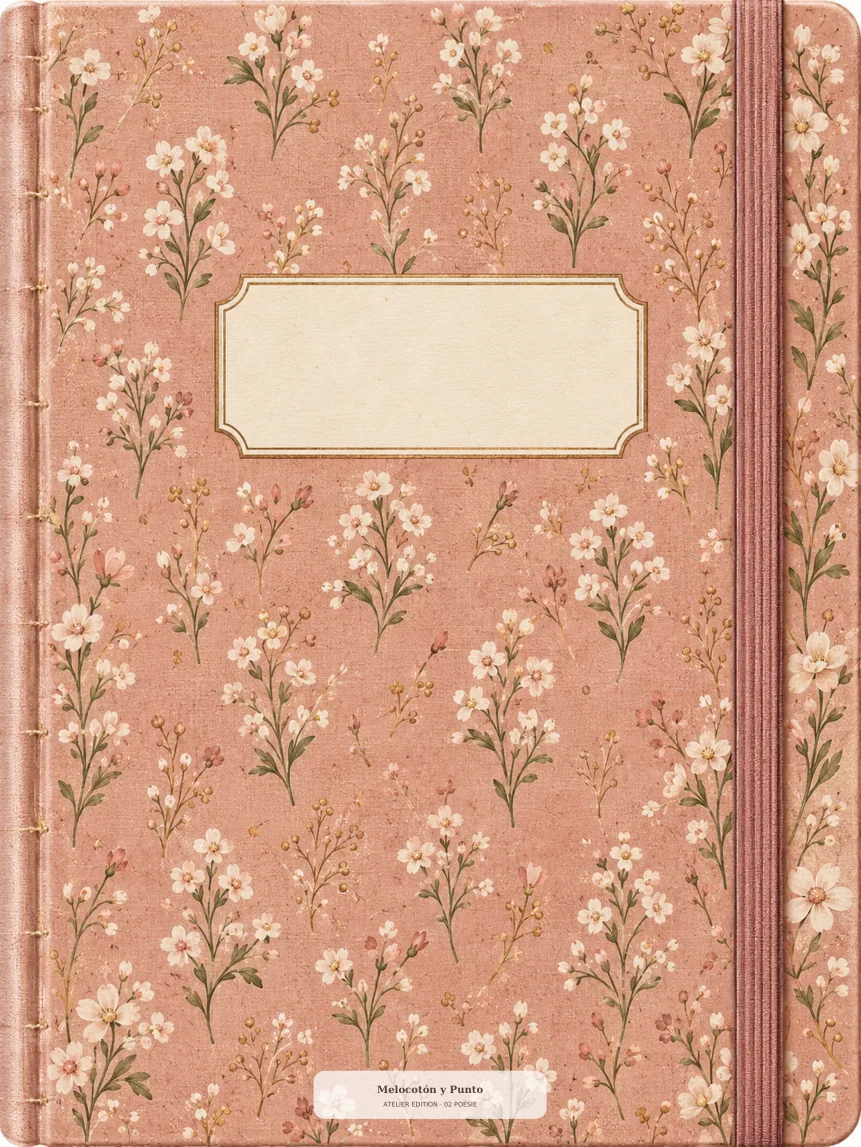 Portada original del cuaderno Atelier Poésie