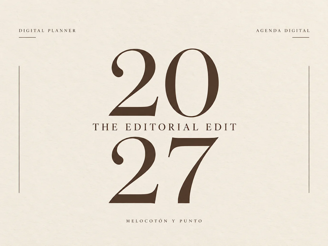Portada real Ivory Numbers de The Editorial Edit 2027